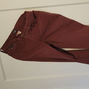 Dolce&Gabanna Burgundy twill jeans